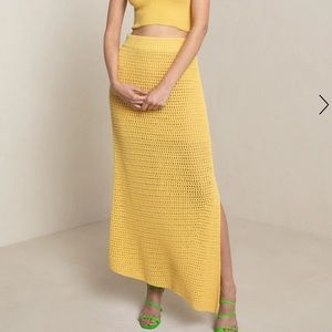 Caleb Crochet Skirt in Sunray XS